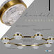 Milano Series 33.25 inch Antique Brass Chandelier Ceiling Light, Artisan Collection
