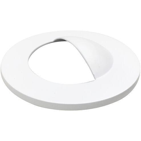 M2 Matte Powder White Round Wall Wash Trim Ring