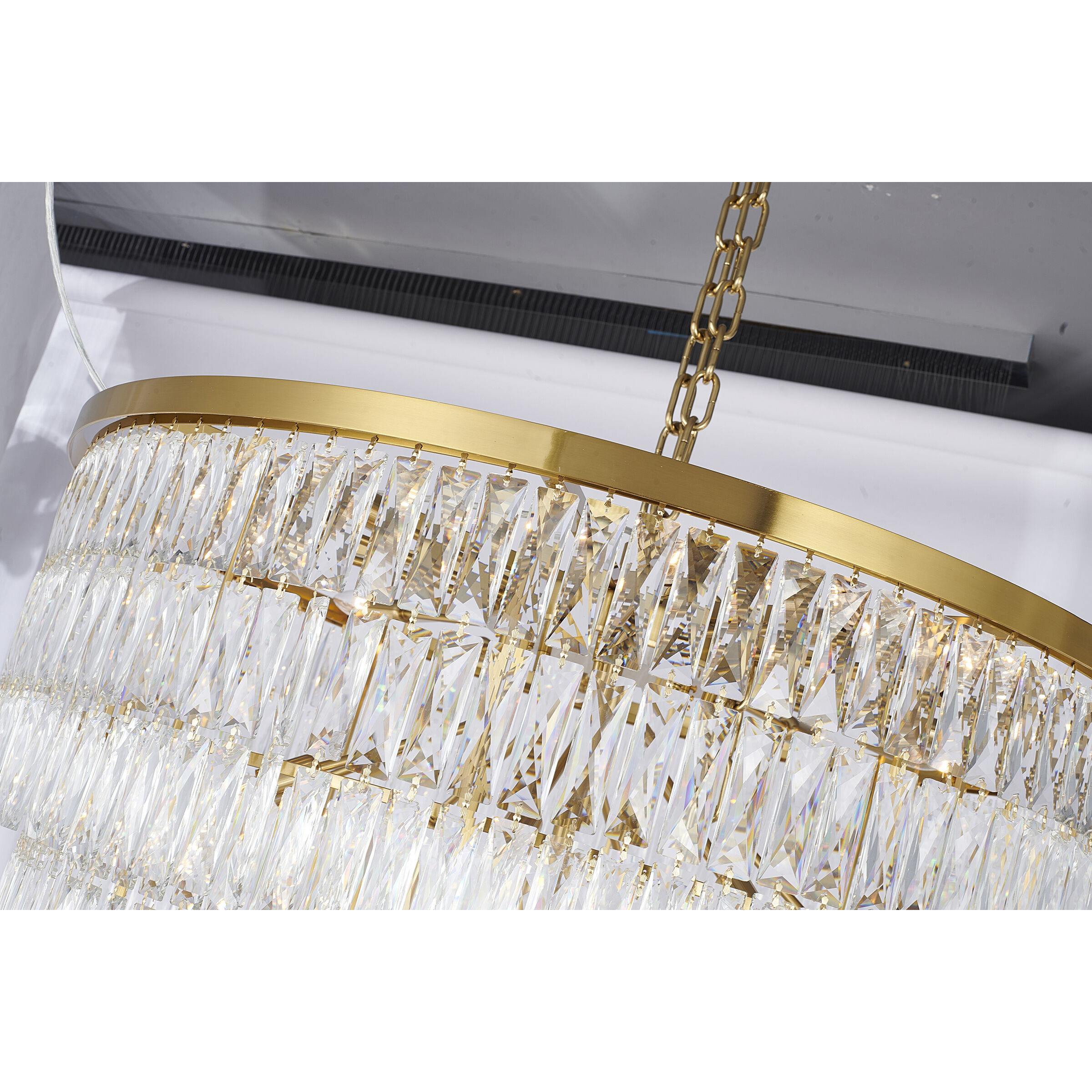 Canada 42 Light 42 inch Gold Chandelier Ceiling Light