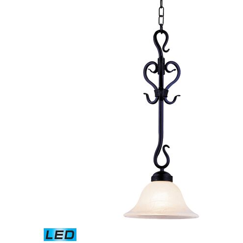 Buckingham LED 10 inch Matte Black Mini Pendant Ceiling Light