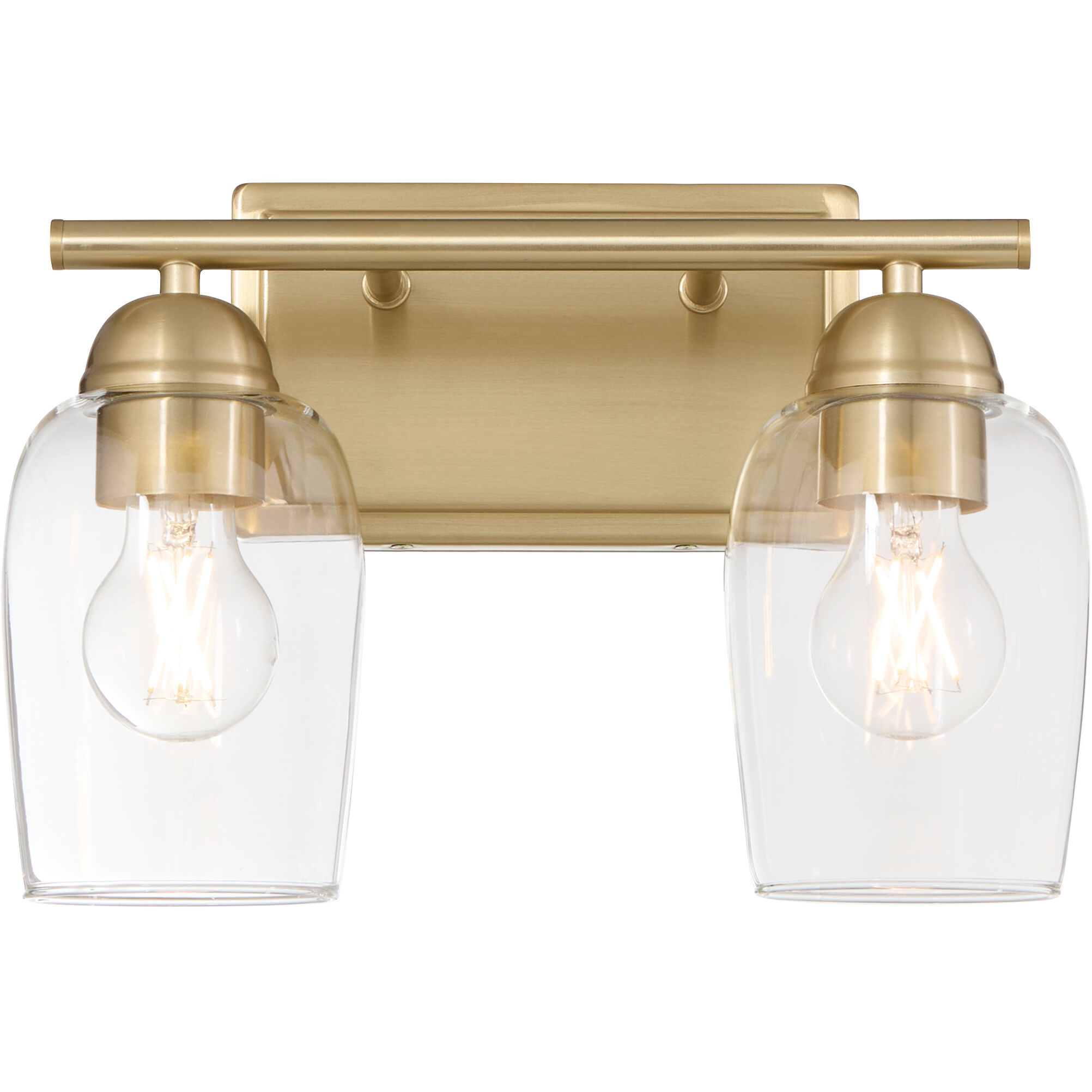 Wallinger 2 Light 13 inch Aged Brass Vanity Light Wall Light