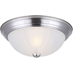 Madison 2 Light 11 inch Brushed Pewter Flush Mount Ceiling Light