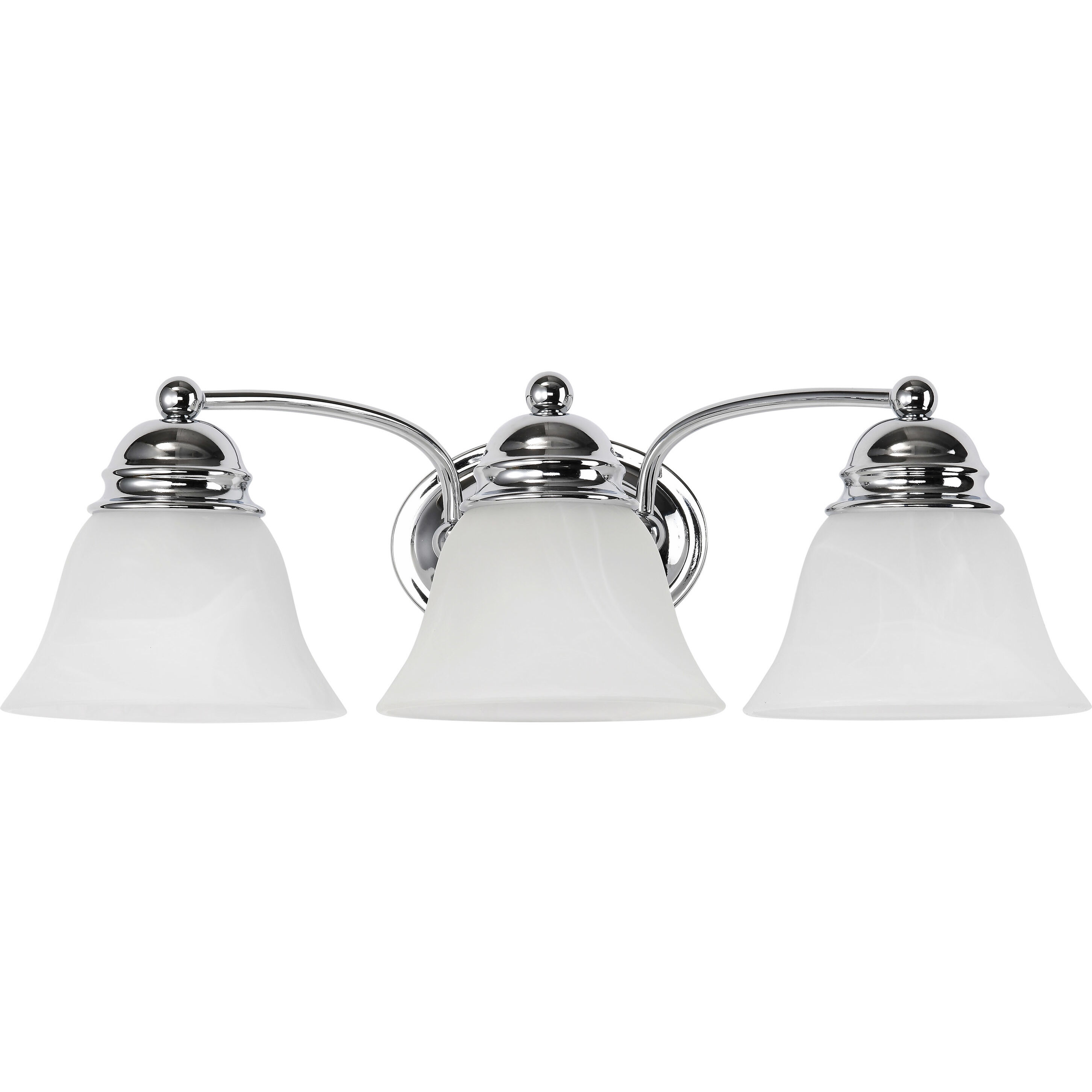 Empire 3 Light 21 inch Polished Chrome Vanity Light Wall Light