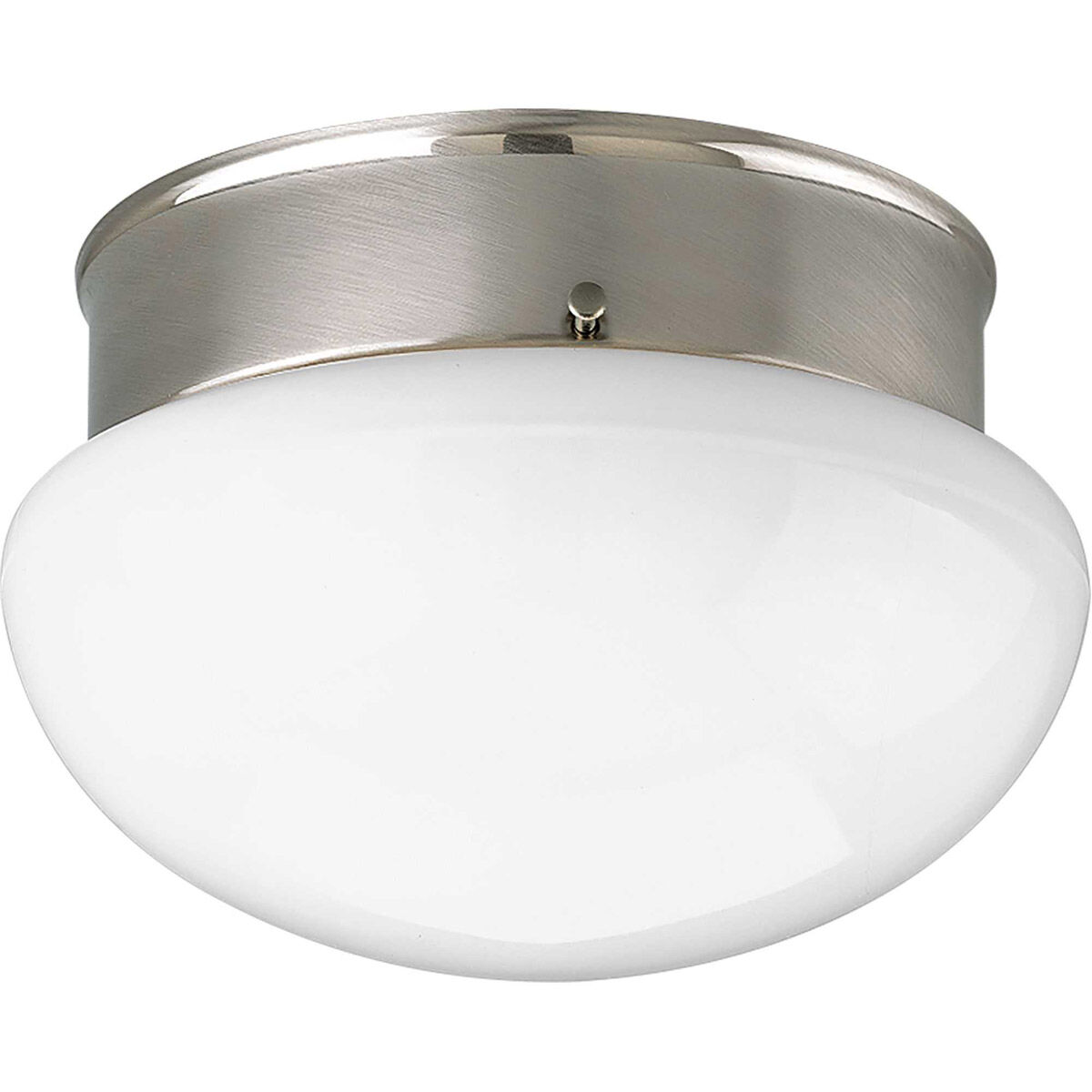 Fitter LED LED 7.5 inch Brushed Nickel Flush Mount Ceiling Light in LED Lamping, Progress LED