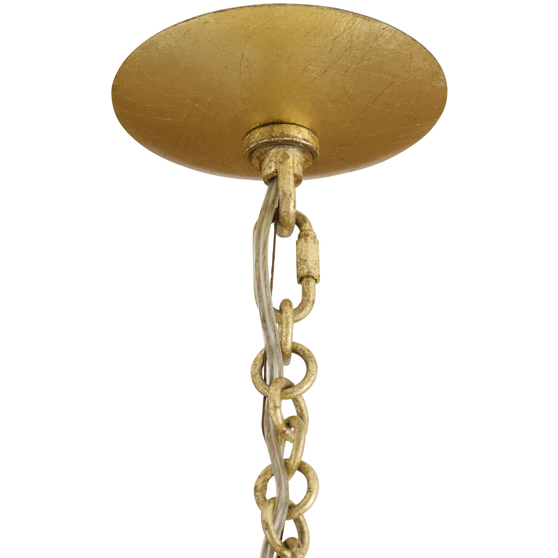 Florko 6 Light 42 inch Gold Leaf Grand Chandelier Ceiling Light