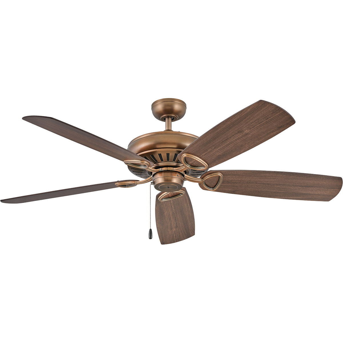 Gladiator 60 inch Antique Copper with Walnut/Birch Blades Ceiling Fan