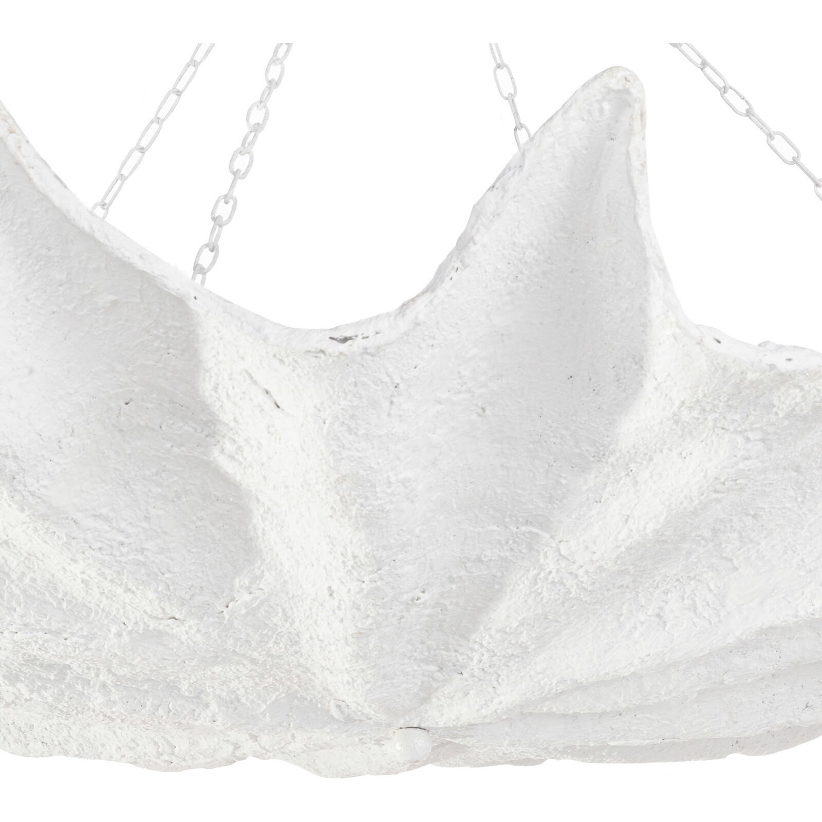 Clam 12 Light 37.5 inch White Chandelier Ceiling Light