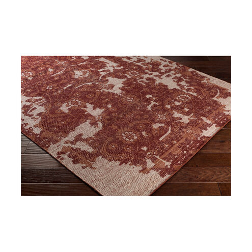 Hoboken 36 X 24 inch Pink and Red Area Rug, Wool