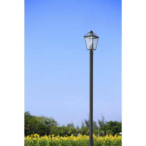 Talbot 3 Light 113.5 inch Black Outdoor Post Mounted Fixture