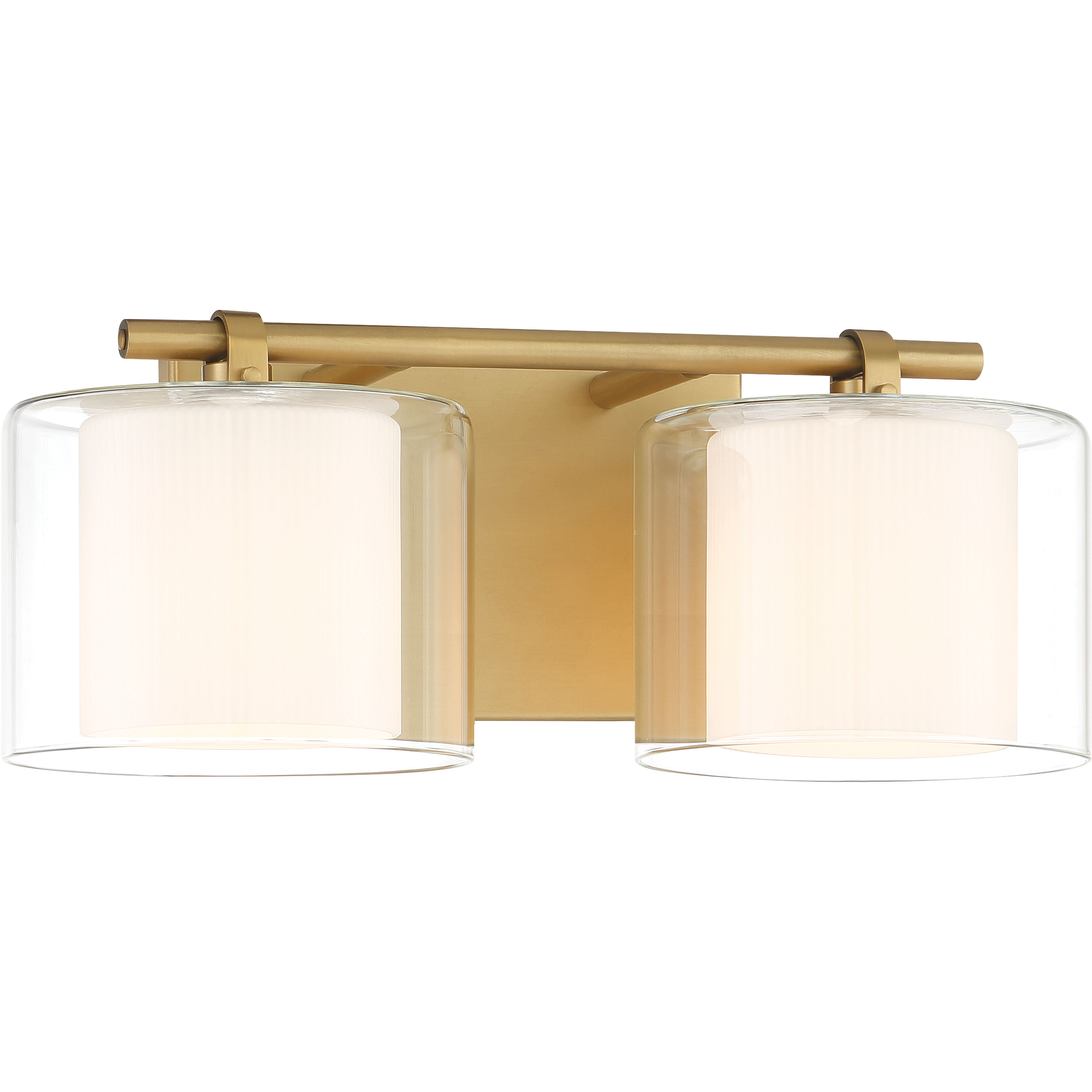 Seville 2 Light 14.5 inch Legacy Brass Vanity Wall Light