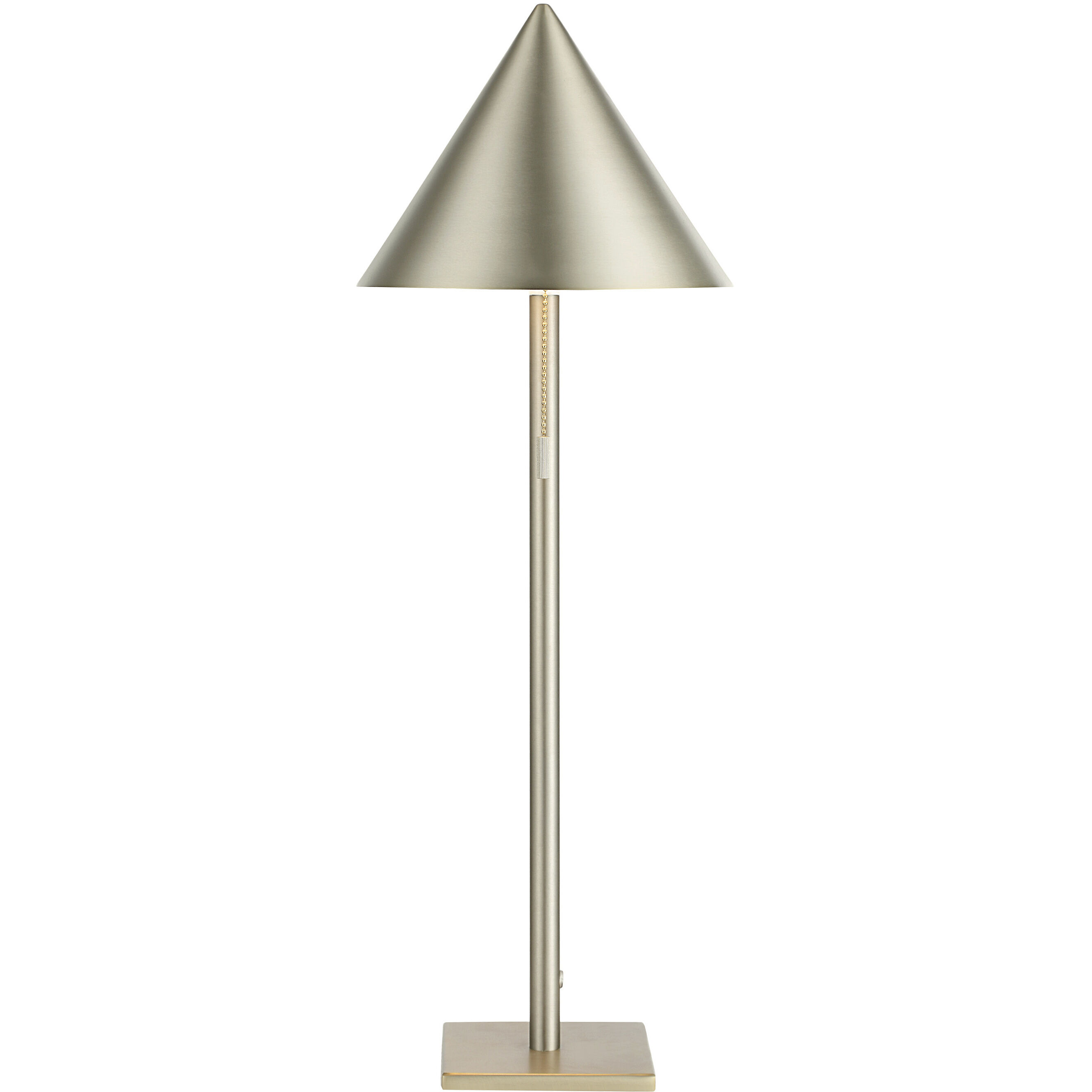 Paros 25 inch 5 watt Champagne Table Lamp Portable Light