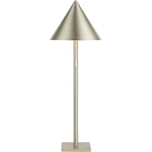 Paros 25 inch 5 watt Champagne Table Lamp Portable Light