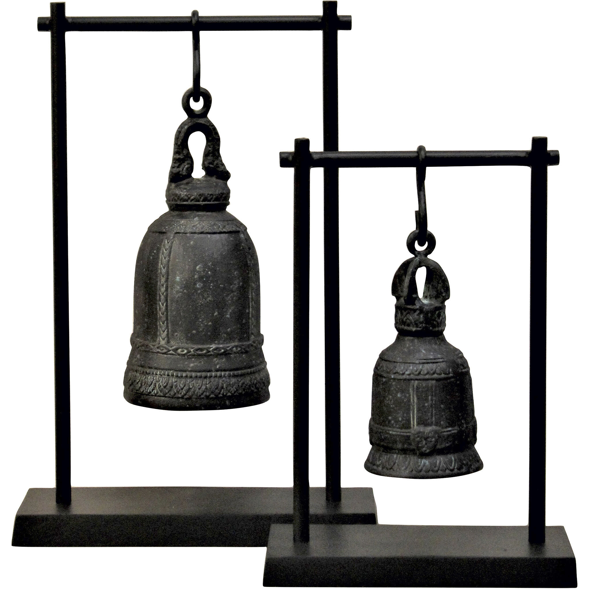 Gola Matte Verdigris and Matte Black Desk Accent, Large