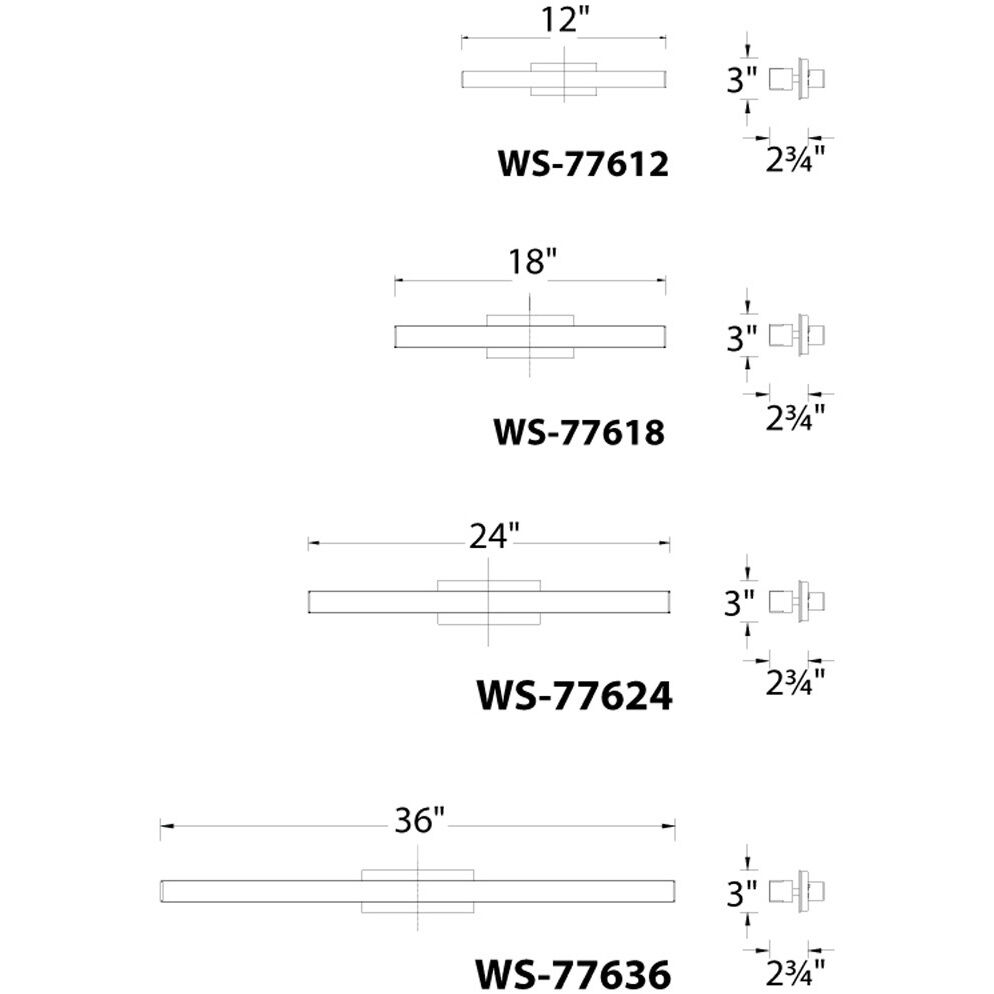Brink LED 12.56 inch Brushed Brass Bath Vanity & Wall Light in 3000K, dweLED