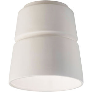 Radiance Collection 1 Light 8 inch Antique Silver Outdoor Flush-Mount
