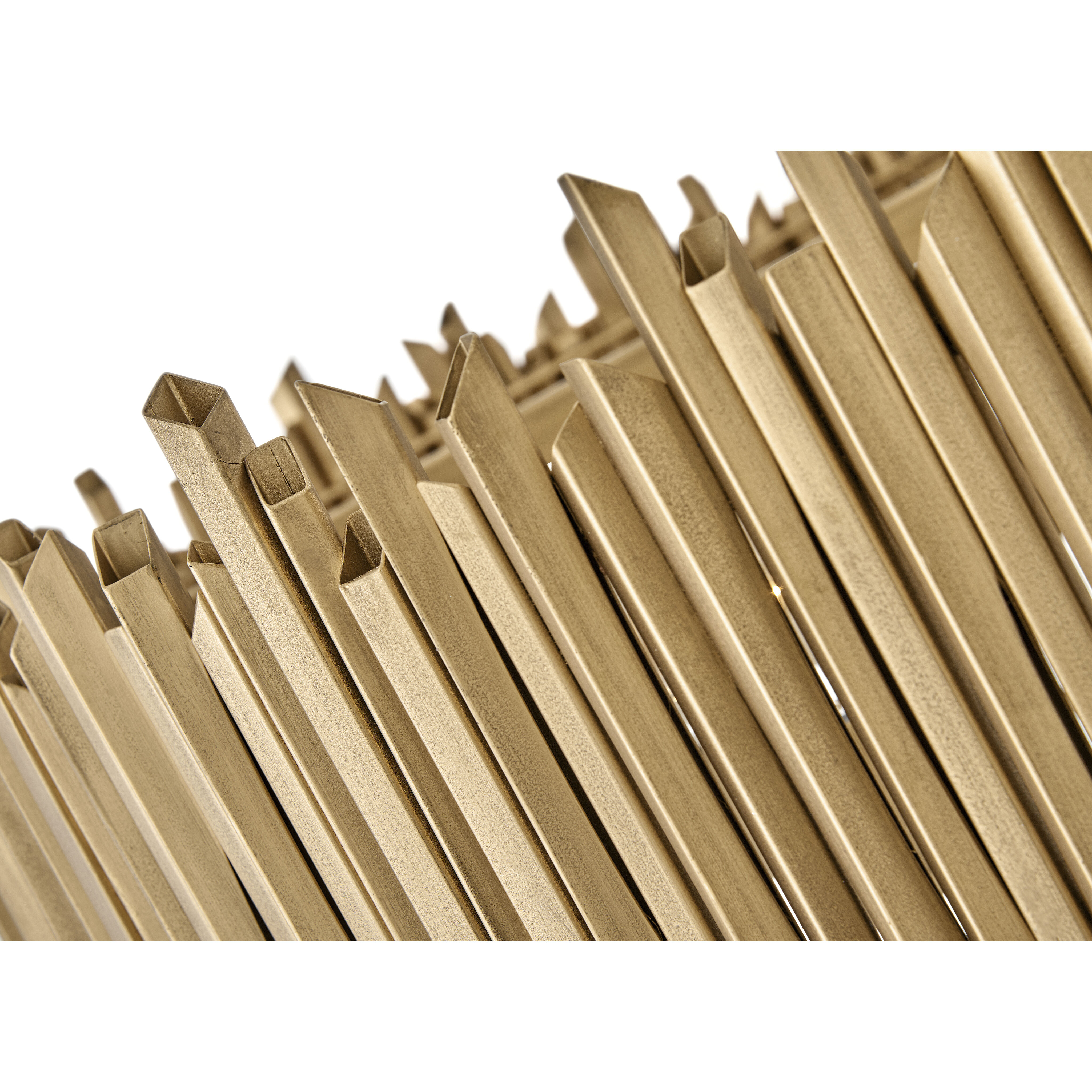 Lisa McDennon Roca 40 inch Burnished Gold Indoor Chandelier Ceiling Light