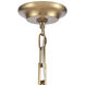 Fitzroy 6 Light 34 inch Lacquered Brass Chandelier Ceiling Light