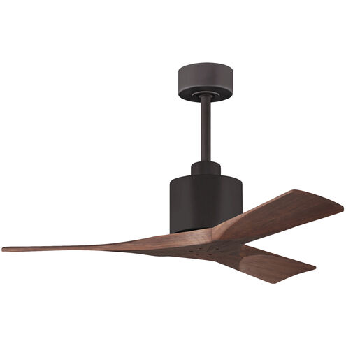 Atlas Nan 42 inch Textured Bronze with Walnut Blades Ceiling Fan
