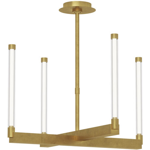 Kelly Wearstler Phobos LED 24 inch Natural Brass Chandelier Ceiling Light in 120V, Integrated LED