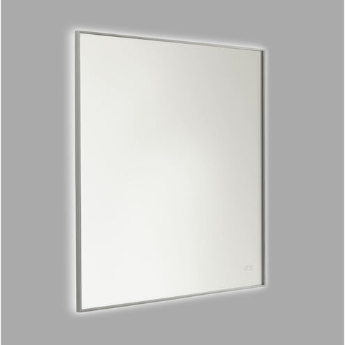 Cadre 36 X 36 inch Brushed Nickel Backlit Wall Mirror