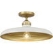 Crowne 1 Light 16.00 inch Semi-Flush Mount
