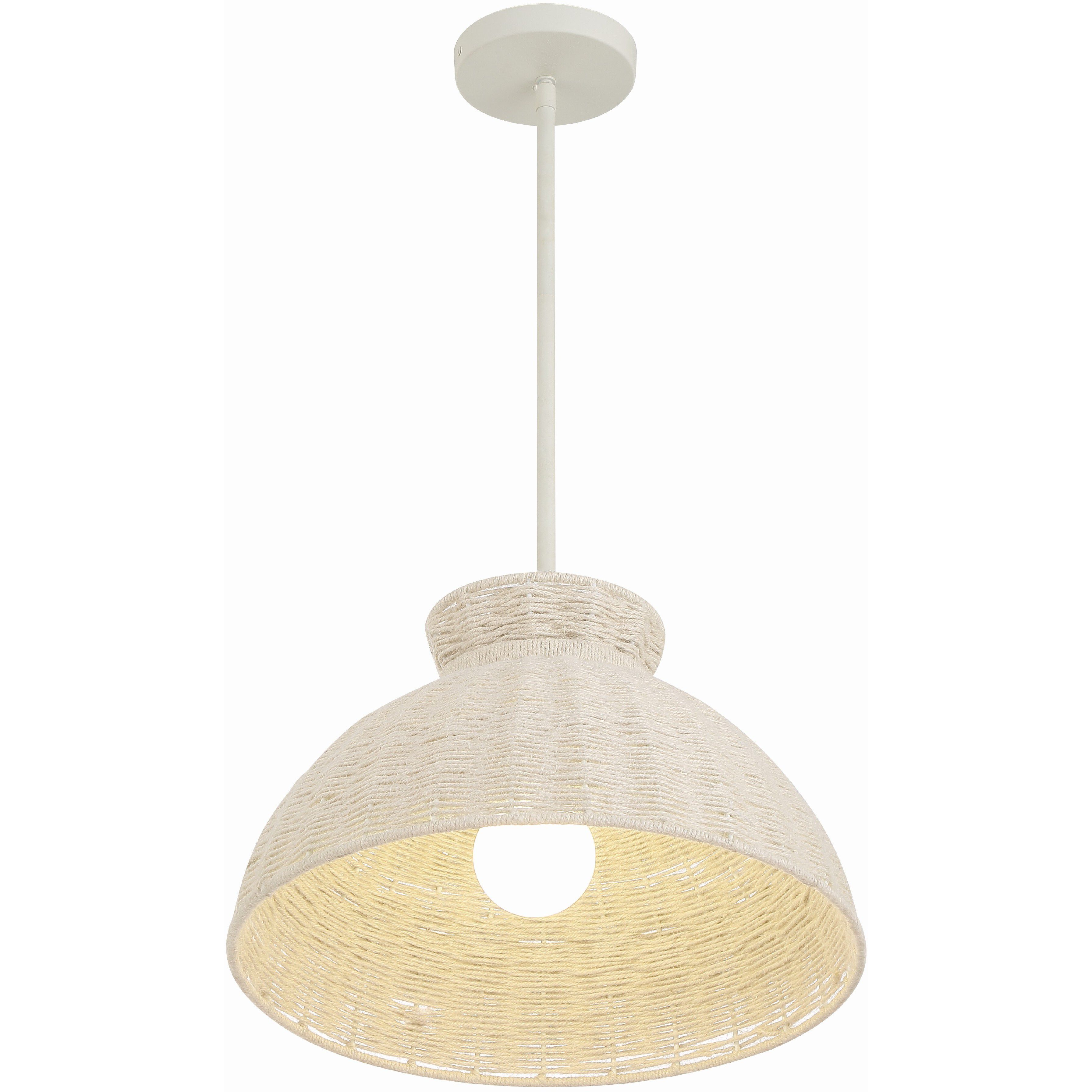 Reese 1 Light 16 inch Matte White Mini Chandelier Ceiling Light