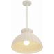 Reese 1 Light 16 inch Matte White Mini Chandelier Ceiling Light