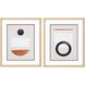 Abstract Collection Blue Framed Art