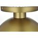 Eclipse 1 Light 12 inch Satin Gold Flush Mount Ceiling Light