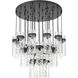Fontaine 27 Light 39.5 inch Matte Black Chandelier Ceiling Light
