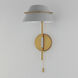 Lucas 1 Light 9.25 inch Natural Aged Brass Wall Sconce Wall Light