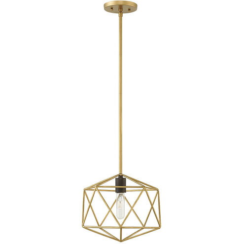 Astrid 1 Light 12 inch Deluxe Gold with Metallic Matte Bronze Indoor Pendant Ceiling Light