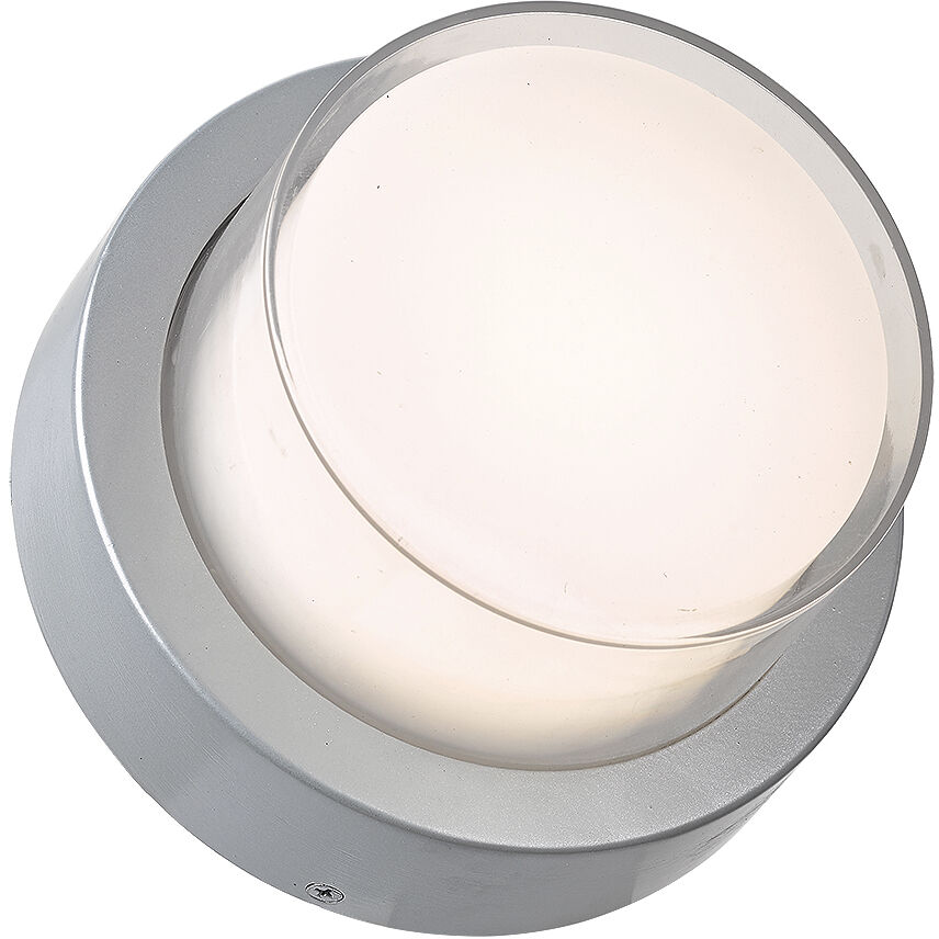Geo LED 3.9 inch Silica Outdoor Wall Light
