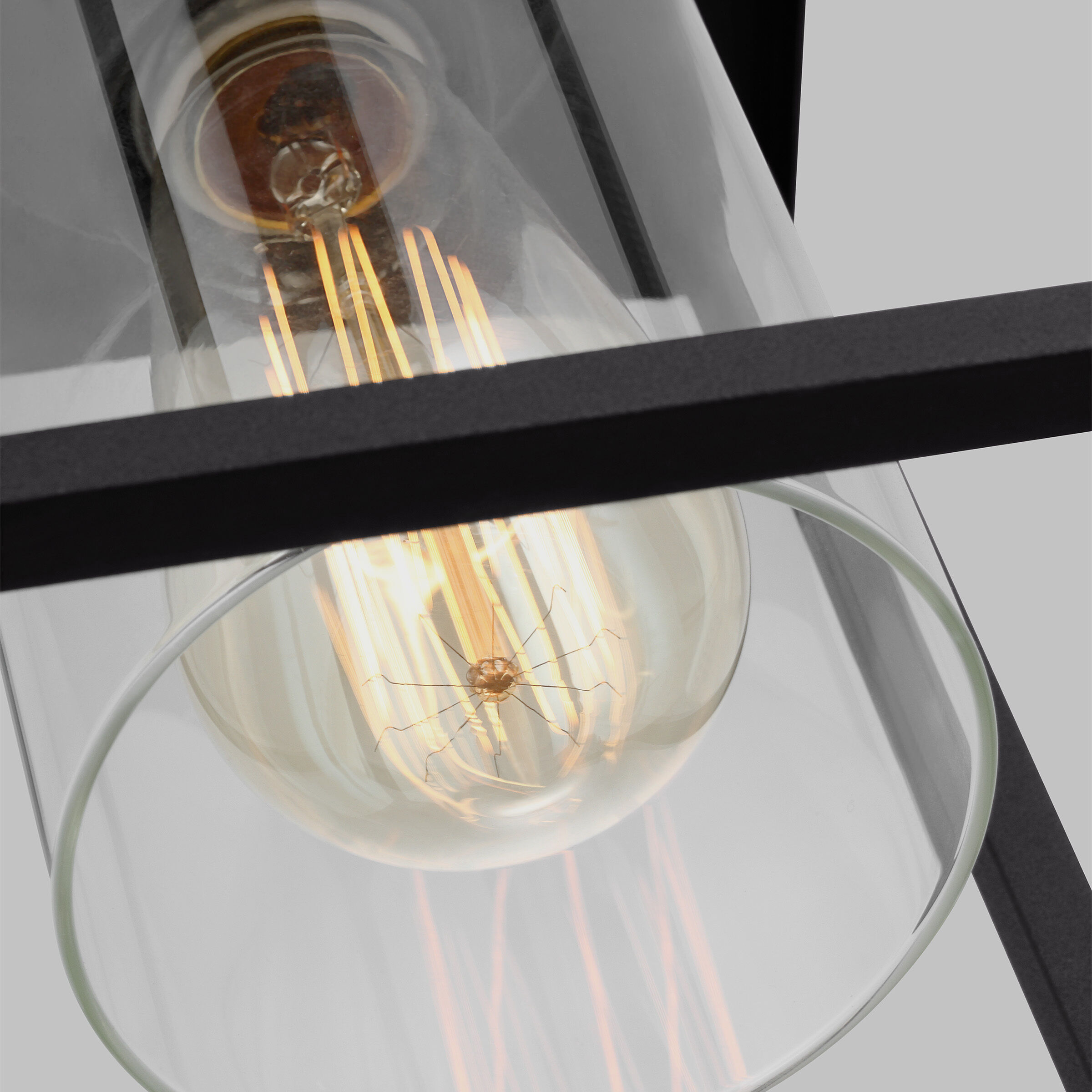 Vado 1 Light 6.38 inch Black Outdoor Flush Mount