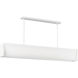 Kelly by Kelly Wearstler Velero LED 56 inch Soft Linen Linear Chandelier Ceiling Light