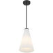 Bristol 1 Light 9 inch Matte Black Pendant Ceiling Light