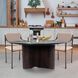 Bollack 60 X 30 inch Brown and Black Tray Dining Table