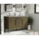 Blakely 54 X 34 inch Hazel Oak Bathroom Vanity Cabinet