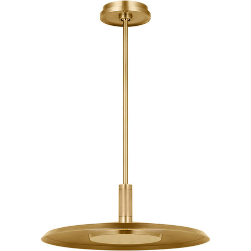 Avroko Saucer 1 Light 18 inch Natural Brass Pendant Ceiling Light