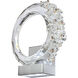 Forever Serenity LED 3.6 inch Polished Chrome ADA Wall Sconce Wall Light, Left