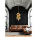 Lumina 17 Light 17.25 inch Modern Gold Chandelier Ceiling Light