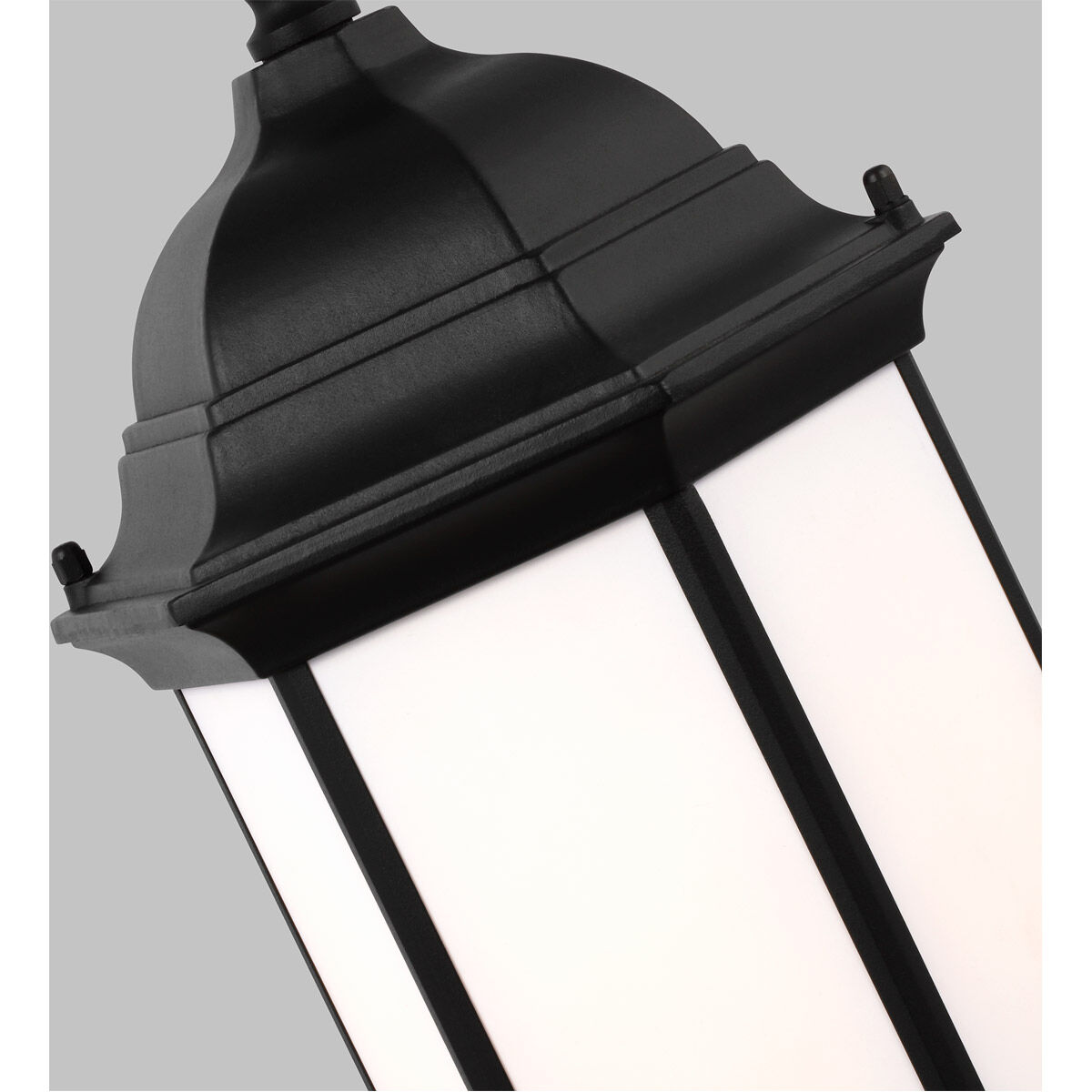 Sevier 1 Light 17.75 inch Black Outdoor Post Lantern, Medium