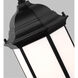 Sevier 1 Light 17.75 inch Black Outdoor Post Lantern, Medium