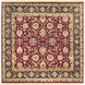 Taj Mahal 96 X 96 inch Dark Brown, Black, Tan Rug