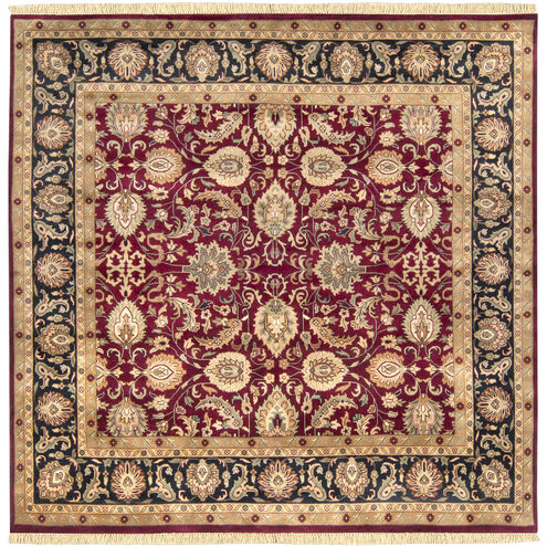 Taj Mahal 96 X 96 inch Dark Brown, Black, Tan Rug