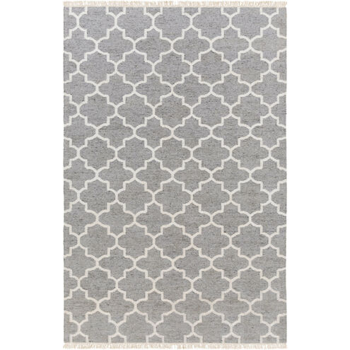 Isle 63 X 39 inch Gray and Neutral Area Rug, Viscose and Wool