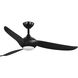 Conte 52 inch Matte Black Outdoor Ceiling Fan