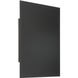 Annette 1 Light 12 inch Satin Black Outdoor LED Flush Mount