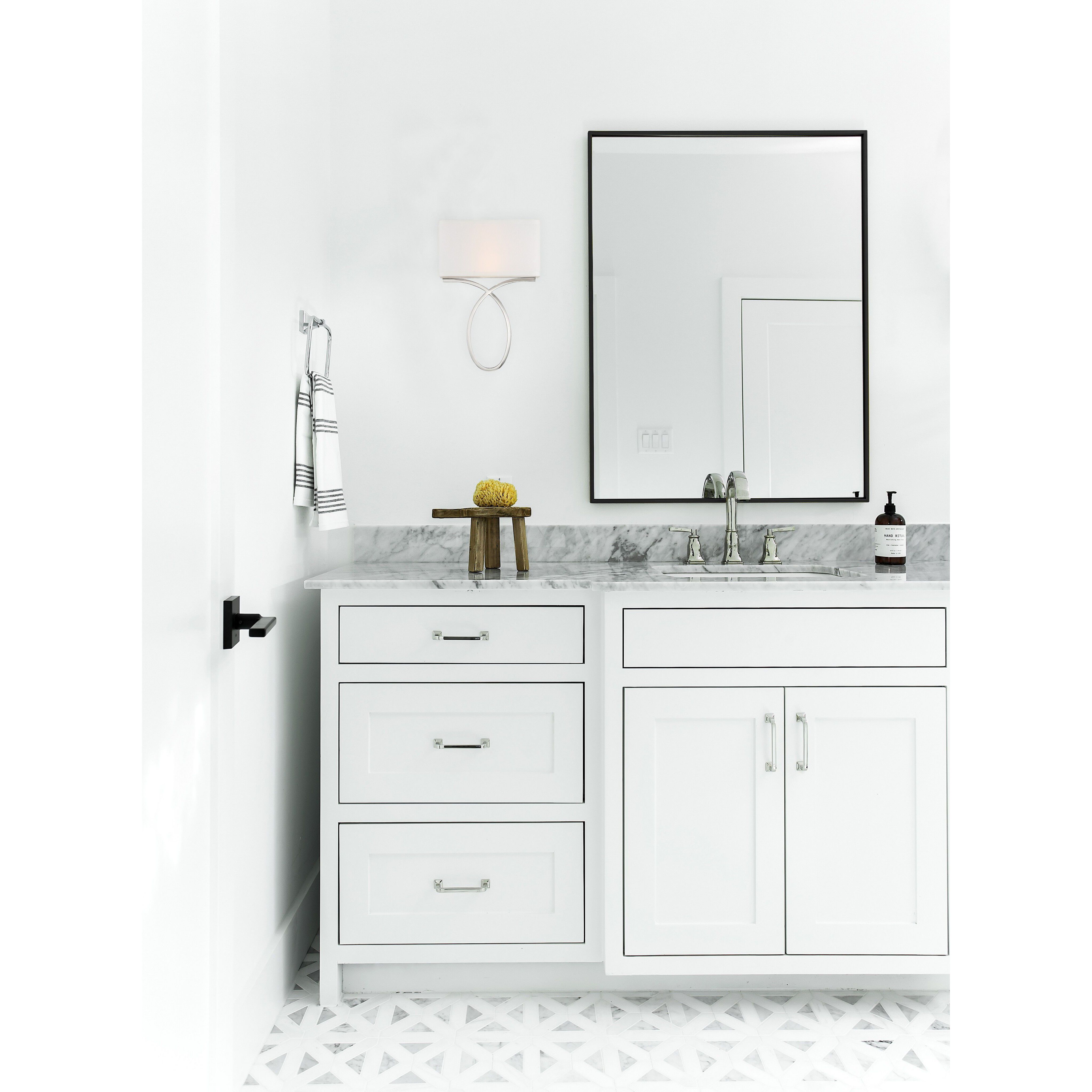 Brinkley Bath Wall Light in Polished Nickel