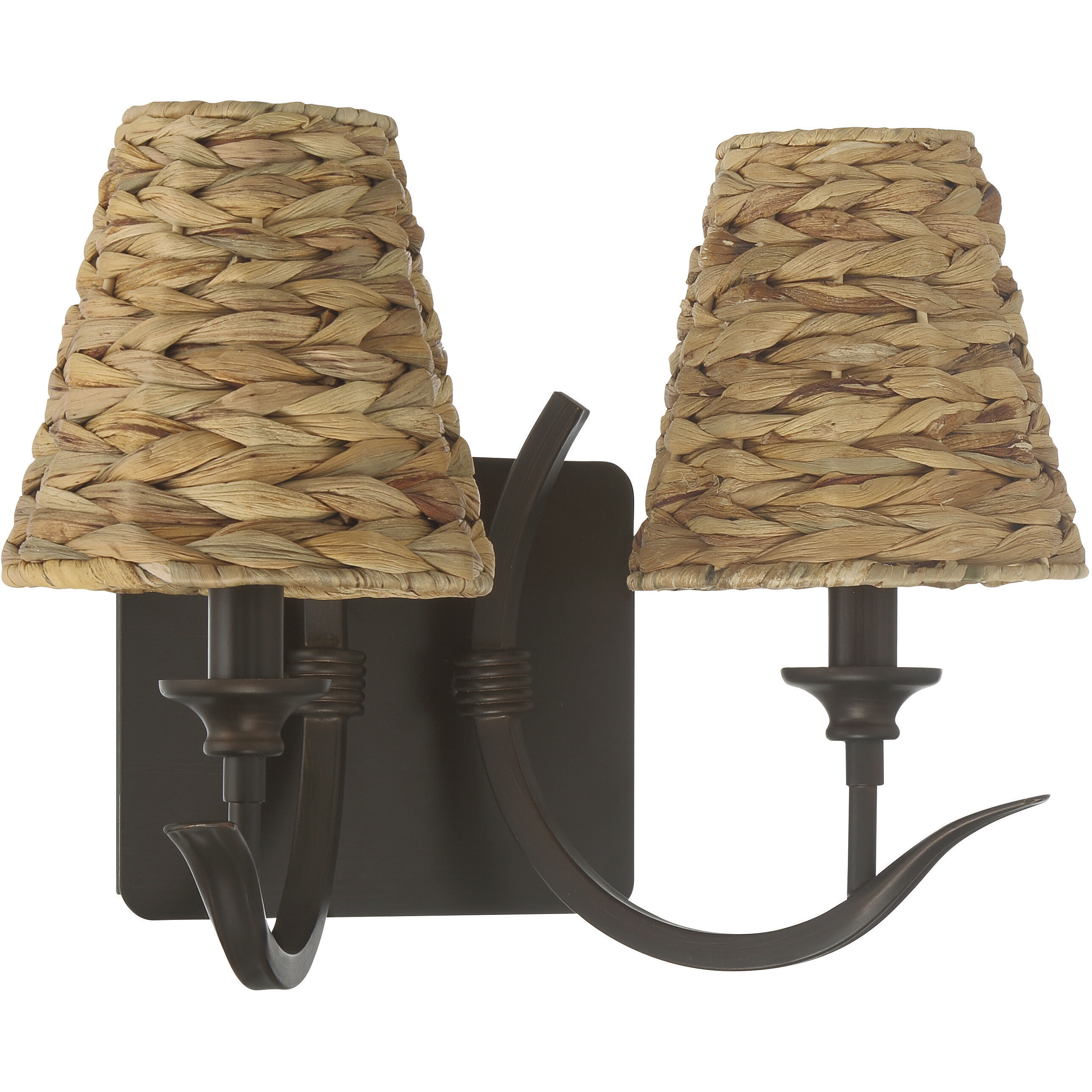 Kokomo 2 Light 14.13 inch Aged Bronze Brushed Wall Sconce Wall Light